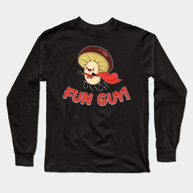 Fun Guy Long Sleeve T-Shirt by thebuniverse